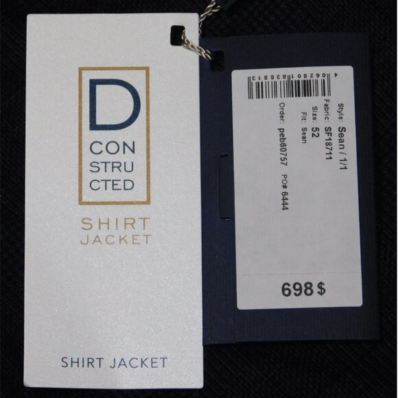 Emanuel Berg Sean Deconstructed Wool Blend Shirt Jacket - Picture 11 of 11